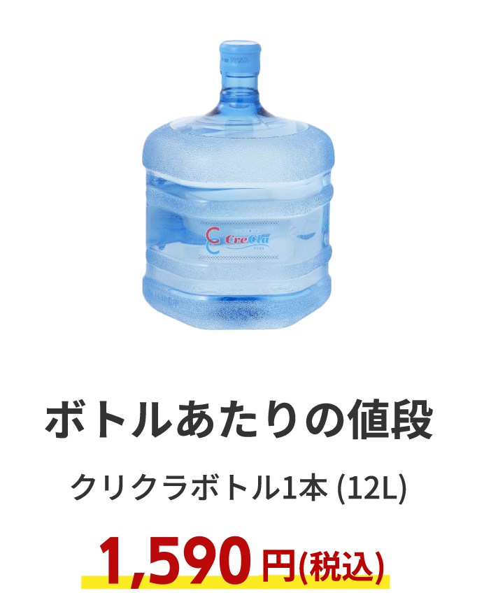 ボトルあたりの値段